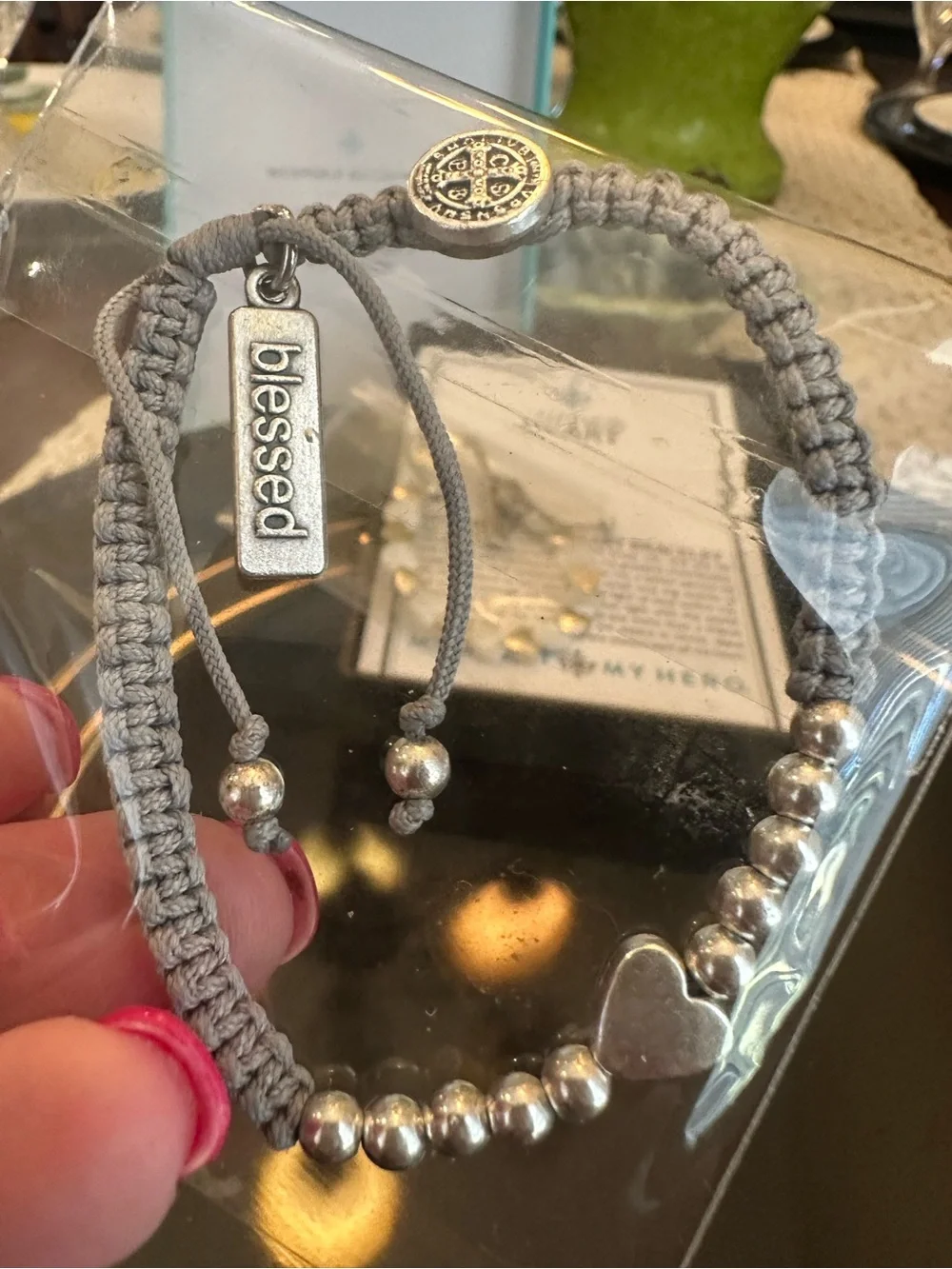 My Saint My Hero Sisters of the Heart Blessing Bracelets Duo